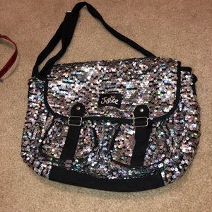 Justice Holo Sequin Laptop Bag